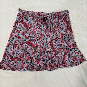 Juniors SO mini floral skirt